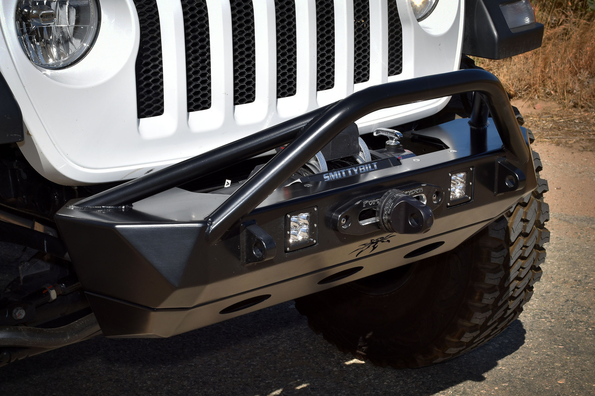 Poison Spyder 1957010DBTP1 Bruizer Front Bumper for 1820 Jeep